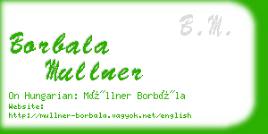 borbala mullner business card